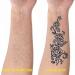 Semi Permanent Plant-Based Henna Tattoo Stickers | 8 Sheets | Lasts 1-2 Weeks | Waterproof & Realistic | For Women, Men & Kids | Body Art Decoration - Buy Online on GoSupps.com