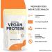 Gymtrail Vegan Protein Powder 700g | Pea Protein with Essential Amino Acids | Soy-Free Sweetener-Free Birch Sugar | Muscle Support | Made in Europe - Vanilla Flavor - Buy Online on GoSupps.com