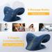 Anzorhal Neck & Shoulder Massage Cushion | Cervical Traction Device for Pain Relief | Dark Blue | Effective Neck Pain Headache & Shoulder Pain Relief - Buy Online on GoSupps.com