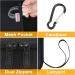 BOVKE Hard Travel Case for Asthma Inhaler Spacer - Inhaler Holder and Mask Carrying Bag with Mesh Pocket, Black (Large) - Case Only - Buy Online on GoSupps.com