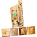 Yardenfun 5-St Sauna Timer Desk Attachment - 15-Minute Hourglass with Wooden Glass Stones | Perfect Sauna Backrest Reminder | 25.5x15cm | Buy Now! - Buy Online on GoSupps.com