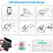 20-Piece CPR Ventilation Mask Set | Key Trailer Breathe Barrier Face Shield for First Aid & AED Training (10 Black 10 Red) - International Shipping - Buy Online on GoSupps.com