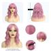 Pastel Pink 12 Inches Short Curly Wavy Bob Wig with Air Bangs - Heat Resistant Synthetic Hair for Cosplay and Parties - Women's Shoulder Length Natural Looking Wig - Buy Online on GoSupps.com
