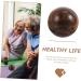 Beaupretty 2-St Fitness Golfer Baoding Balls - Wooden Chinese Health Massage Balls (5.10x5.00cm) - Perfect for Older Adults - Ebony Brown - Buy Online on GoSupps.com