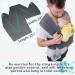 Voarge Adjustable Unisex Baby Sling Wrap Carrier for Newborns to Toddlers - Multi-Purpose and Comfortable Baby Wrap (Black) - Buy Online on GoSupps.com