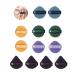 Triangle Powder Puff Round Powder Puff Sponge Powder Puff Mini Powder Puff Makeup Sponge Setting Powder Puff Wet And Dry Powder Puff Foundation Cosmetics (12PCS Color)