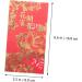 Lurrose New Year Hongbao 12pcs Chinese New Year Red Envelopes Red Money Packets Chinese Red Envelopes Small Envelopes Money Envelopes for Saving Envelopes Lunar New Wedding Pearl Paper Assorted Color 02 16.8X8.9X0.01CM - Buy Online on GoSupps.com