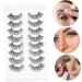POPETPOP 8 Pairs Chemical Fiber False Eyelashes Natural False Lashes Fake Lashes Natural Makeup Fake Lashes Fluffy Faux Eyelashes Dense Fake Lashes Dense False Lashes Makeup Eyelashes Eyes - Buy Online on GoSupps.com