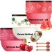 3 PCS Bee Lip Balm Lip Mask Honey Pot Watermelon & Cherry & Coconut Lip Mask Propolis Moisturizing Lip Hydrating Prevention Dry and Cracked Lip Scrubs Exfoliator (Watermelon & Cherry & Coconut)