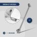 Five Oceans 8 AISI316 Stainless Steel Hatch Lid Support Spring/Holder - 2 Pack - Buy Online on GoSupps.com