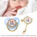 Non-Toxic Blue Baby Pacifier Set with Chain Clip | Perfect for Photo Shoots | International Shipping - Buy Online on GoSupps.com