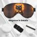 Ultra-Soft Owl Pumpkin Eye Mask for Happy Halloween | Light-Blocking Sleep Mask for Optimal Comfort - Buy Online on GoSupps.com