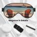 Beach Palm Tree Soft Sleep Eye Mask - Breathable Travel Eye Patch for Relaxation - Buy Online on GoSupps.com