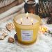 Luxury Citronella Candle | 30oz 3 Wick Aromatherapy | Natural Soy Wax | Indoor & Outdoor Scented | 120 Hours Burning Time | Relaxing Yellow Decor - Buy Online on GoSupps.com