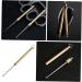 Titanium Alloy Ear Spoon Tool for Ear Cleaning - Golden Ear Picks for Earwax Removal and Ear Care - Buy Online on GoSupps.com
