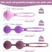 Kegel Balls for Tightening - Doctor Recommended Bladder Control & Pelvic Floor Strengthening | 3 Weights for Labor Prep & Recovery | Violet Ben Wa Balls - Buy Online on GoSupps.com
