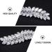 FRCOLOR Rhinestone Hair Clips Crystal Leaf Hair Clip Diamond Hair Barrettes Hair Bang Clamp Decorative Alligator Hair Pins For Women Weddings Bridal Hair Accessories Silver - Buy Online on GoSupps.com