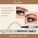 MARIA AYORA Light Brown Eyebrow Pencil 2 Pcs - Microblade Pen for Waterproof & Long-Lasting Eye Brow Makeup - Buy Online on GoSupps.com