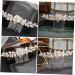 Ipetboom Rhinestone Bridal Comb Hair Comb Bridal Headpiece Crystal Headpiece Crystal Headdress Hair Pearls Bridal Pearl Headwear Honey Brows Hair Accessories Rhinestones Bride Abs - Buy Online on GoSupps.com