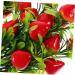 DIKACA DIY Strawberry Decor Fake Strawberries 4pcs Simulation Strawberry Bouquet Pvc Green Plants Office Artificial Artificial Strawberry Stem Bouquet Artificial Fruits - Buy Online on GoSupps.com
