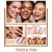 Rose Gold Liquid Highlighter Stick for Face & Body - Waterproof, Moisturizing, Natural Looking Glow | Cushion Applicator - 03 Rose Gold - Buy Online on GoSupps.com
