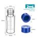 Membrane Solutions Autosampler Vials 2ml HPLC Vials 9-425 Lab Clear Vials with Write-on Spot and Graduations 9mm Blue ABS Screw Caps & Septa for GC Sample Vials 100 Pcs - Buy Online on GoSupps.com
