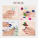 Dazzle with Drizzle Beauty Dipping Powder Nail Set - 6 Colors White, Black, Red with Tools | Perfect Gift for Women - Buy Online on GoSupps.com