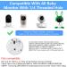 Flexible Clip Mount for Owlet, Motorola Baby Monitors - No Tools Needed - White - Buy Online on GoSupps.com