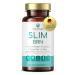 Solvisan Slim Brn - Your energy boost with natural high -dose caffeine made of green tea green coffee guarana ginger and mate - 90 capsules