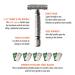 VIKINGS BLADE The Chieftain Double Edge Safety Razor with Swedish Steel Blades Pack - Heavy Duty, Twist to Open, Reduces Razor Burn - Luxury Case Included - Buy Online on GoSupps.com