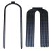 Extra-Large 10"x3" Heavy Rebar Trampoline Wind Stakes Safety Ground Anchor - Duty Steel U Stakes - Black