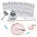 Egoguys DIY Nail Art Tools Manicure Kit Set - 3 Pack Nail Liner Brushes, Gem Picker, Wax Dotting Pen, Magnetic Display Stand, Resin Palette, Color Mixing Holder, Stickers - Pink - Buy Online on GoSupps.com