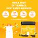 Organic Vegan Prebiotic & Probiotic Gummies for Kids - Peach Mango Flavor - 2 Billion CFU - 60 Gummies (30 Days) - Buy Online on GoSupps.com
