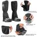 Pasanava Waterproof Leg Gaiters - Adjustable Snow Boot Gaiters for Outdoor Activities - One Size Fits Men and Women (Black) - Buy Online on GoSupps.com
