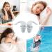 Sound Proof Earplugs Horn-Shaped Waterproof Silicone Earplugs | Ergonomic Multifunctional Ear Plugs Portable Ear Plugs for Men & Women Gray - Buy Online on GoSupps.com