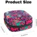 Menstrual Bag with Zipper | Stylish Ladies Napkin & Tampon Pouch for Women & Girls | Paisley Print Collection - Buy Online on GoSupps.com