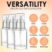 1 Oz Refillable Clear Glass Lotion Pump Bottle Set - Luxury Travel Containers for Cosmetics & Creams (Pack of 3 - Buy Online on GoSupps.com