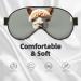Alpaca Avatar Unisex Adjustable Eye Mask - Blackout Sleep Mask for Home Travel Yoga & Office Naps - Buy Online on GoSupps.com