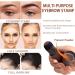Eyebrow Stamp Template Set - 24 Reusable Brow Stencils & Brushes for Perfect Brow Shapes | Dark Brown - Buy Online on GoSupps.com