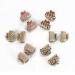 Lovely 6Pcs Pearls Plastic Hair Claws Clips Set for Women - Golden Line Barrettes Collection - Buy Online on GoSupps.com