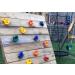KINSPORY 10Pc Colourful Pig Nose Shape Children Rock Climbing Holds Indoor Outdoor Kids Playground Build with Two Blue Handles - Mounting Hardware Kit Included