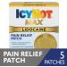 Icy Hot Lidocaine Patch Plus Menthol 5 ea - Pack of 3 | Fast Pain Relief - Buy Online on GoSupps.com