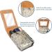 Buy Eiffel Tower Vintage Leather Lipstick Case - Mini Organiser with Mirror | International Shipping Available - Buy Online on GoSupps.com