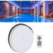 Pool Light Bulb Replacement 3500LM RGB Colorful Pool Lights Remote Control IP68 Waterproof Light Fixture 12V for Pond Patios Fountain Underwater Lights Defult - Buy Online on GoSupps.com