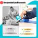 Premium 3D Textured Foam Roller - 33cm x 14cm for Muscle Relief | Medium Hardness Self-Massage Fascia Roll for Back & Legs - Blue-Green - Buy Online on GoSupps.com