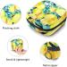 Women's Portable Period Kit Bag - Watercolor Lemon Fruits Leaves | Stylish Storage & Lift Pad for Girls - Buy Online on GoSupps.com