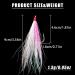 Bucktail Teasers Fishing Hook Kit - 8pcs Teaser Lures with Crystal Flash Skirt, Sharp Hook for Saltwater Fishing Jigs - Ideal for Catfish, Cod, Flounder, Fluke, Trout - Buy Online on GoSupps.com
