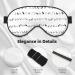 Buy Reusable Soft Sleep Mask Eye for Men & Women - Blackout Eye Cover for Better Sleep Travel & Camping - Perfect Gifts in Black & White Birds - Buy Online on GoSupps.com