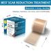 Medical Grade Silicone Scar Sheets - Reusable Gel Tape for Effective Scar Removal - 120x1.6 Roll, Skin Color - Buy Online on GoSupps.com