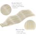 WENNALIFE 16 Tape in Human Hair Extensions - Ash Blonde & Platinum Blonde Highlighted Remy Hair - 50g - 20pcs - Buy Online on GoSupps.com